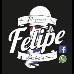 logo peluqueria barberia felipe