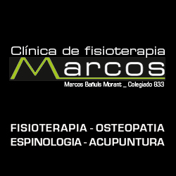 logo clinica de fisioterapia marcos baÑuls