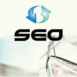 logo seo taller mecanico y repuestos