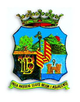 Escudo Falla Passeig Lluís Belda